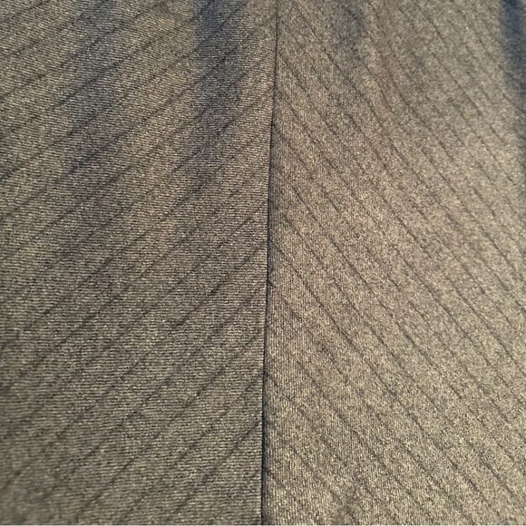 Vintage Valentino Miss V Wool Tweed Stripe Print Midi Pencil Skirt 10 brown tan - Picture 2 of 7